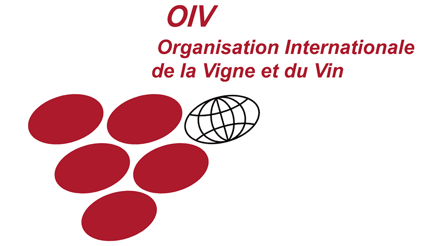 Logo OIV: Organisation internationale de la vigne et du vin