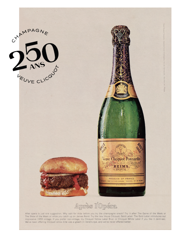 Ancienne publicité Veuve Clicquot