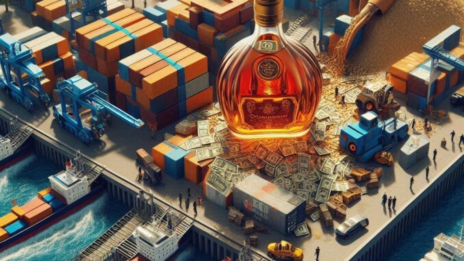 Taxe chinoise sur l'importation des brandy européens